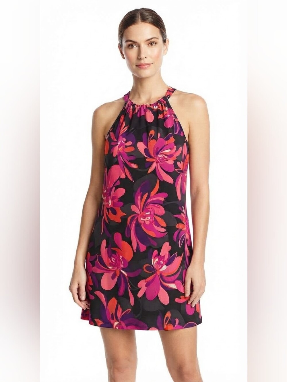 NWT Stitch Fix Trina By Trina Turk Juju Floral Halter Dress Size S